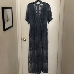 Lace dress with built in shorts